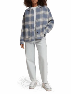 Scotch & Soda Lightweight Check Overshirt -Scotch & Soda 176256 6447 NHD FNT 5c1ff543 4994 4826 9576 31254a0dbf44