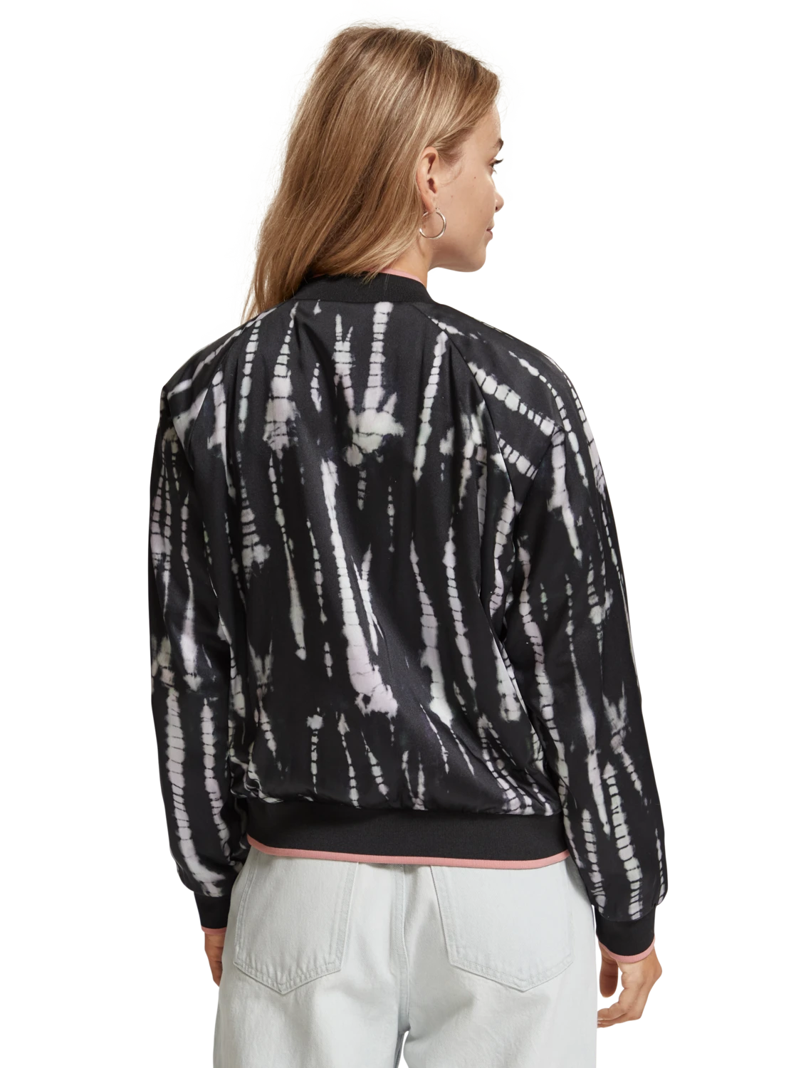 Scotch & Soda Tie Dye Printed Reversible Bomber Jacket 5 Scotch & Soda Tie Dye Printed Reversible Bomber Jacket - Image 3