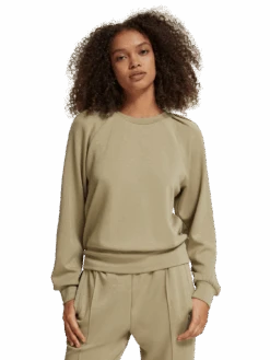 Scotch & Soda Pleated Shoulder Sweatshirt