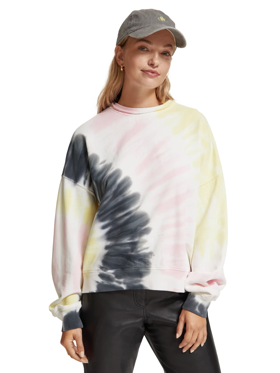 Scotch & Soda Boyfriend Fit Tie Dye Sweatshirt 3 Scotch & Soda Boyfriend Fit Tie Dye Sweatshirt