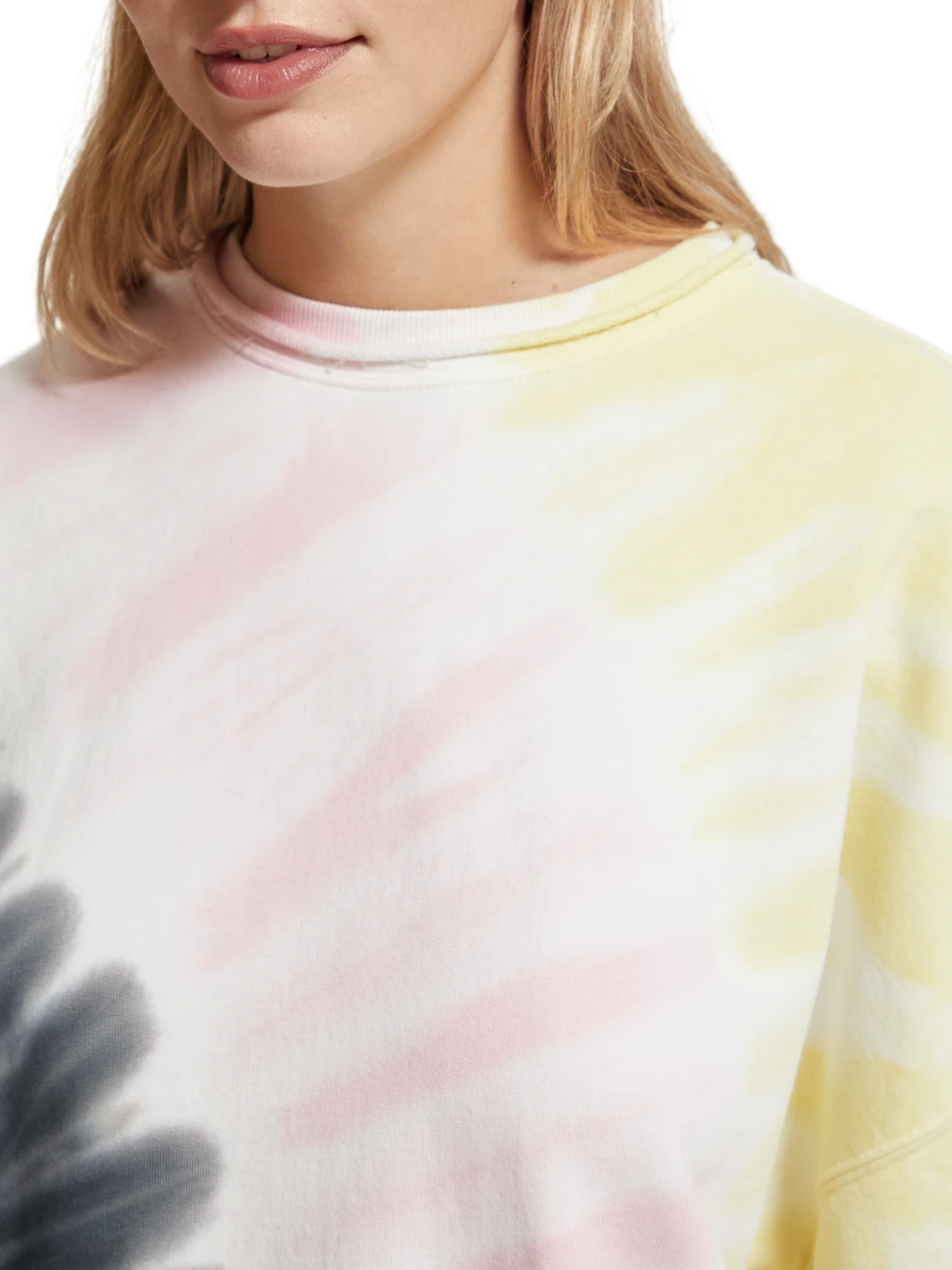 Scotch & Soda Boyfriend Fit Tie Dye Sweatshirt 5 Scotch & Soda Boyfriend Fit Tie Dye Sweatshirt - Image 3