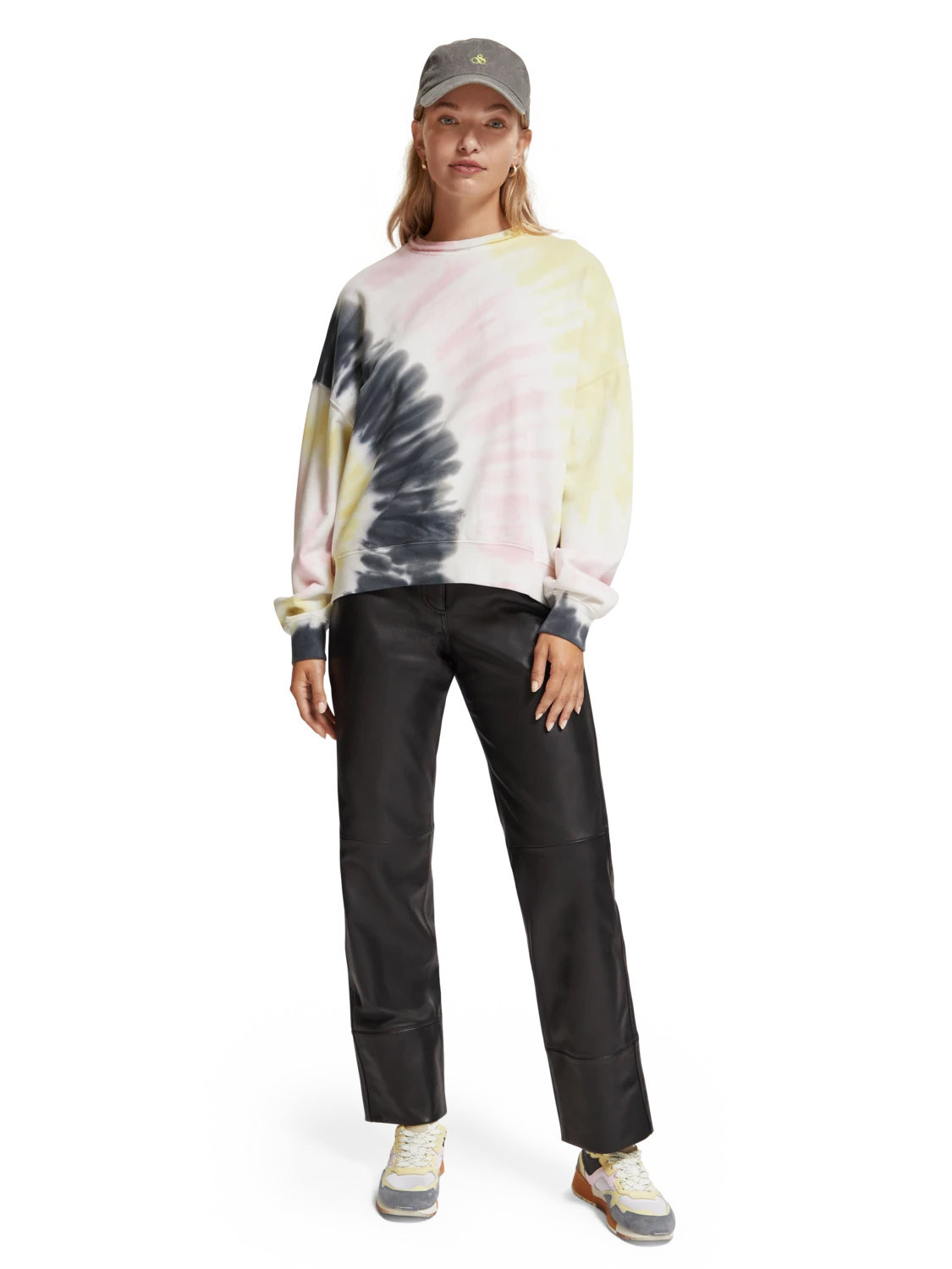Scotch & Soda Boyfriend Fit Tie Dye Sweatshirt 4 Scotch & Soda Boyfriend Fit Tie Dye Sweatshirt - Image 2