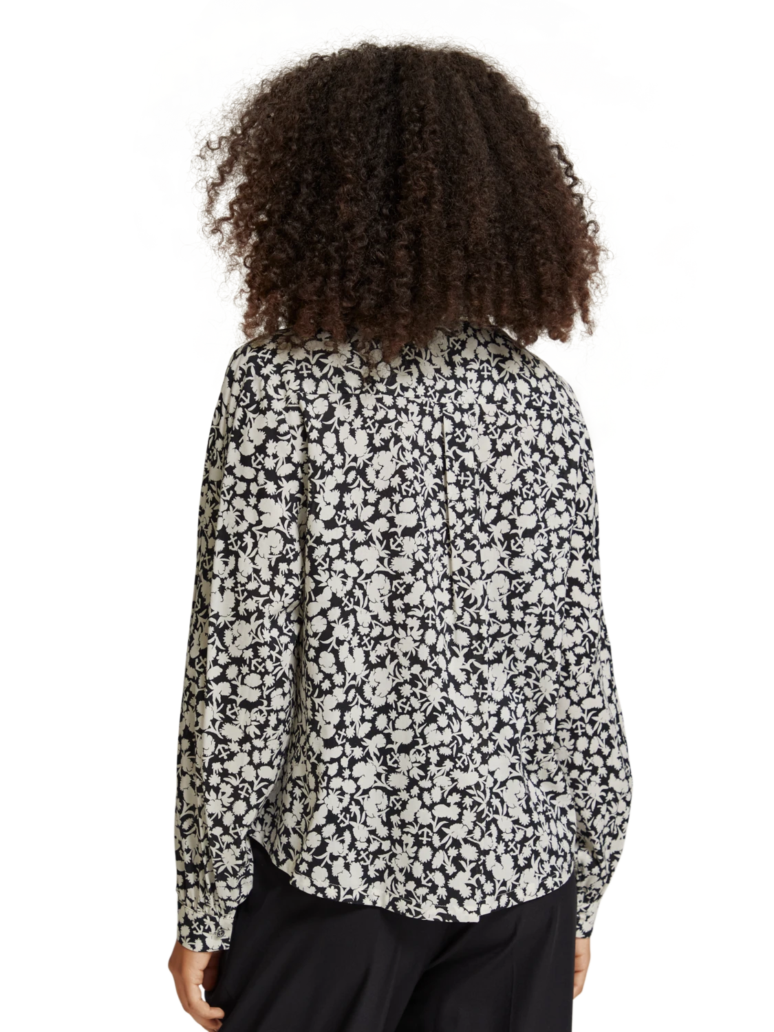 Scotch & Soda Printed Balloon Sleeve Shirt 6 Scotch & Soda Printed Balloon Sleeve Shirt - Image 4