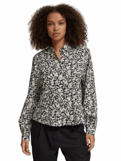 Scotch & Soda Printed Balloon Sleeve Shirt 11 Scotch & Soda Printed Balloon Sleeve Shirt -Scotch & Soda 176318 6914 MDL CRP 18a8b32b 8d62 4673 9361 440abab0afd9