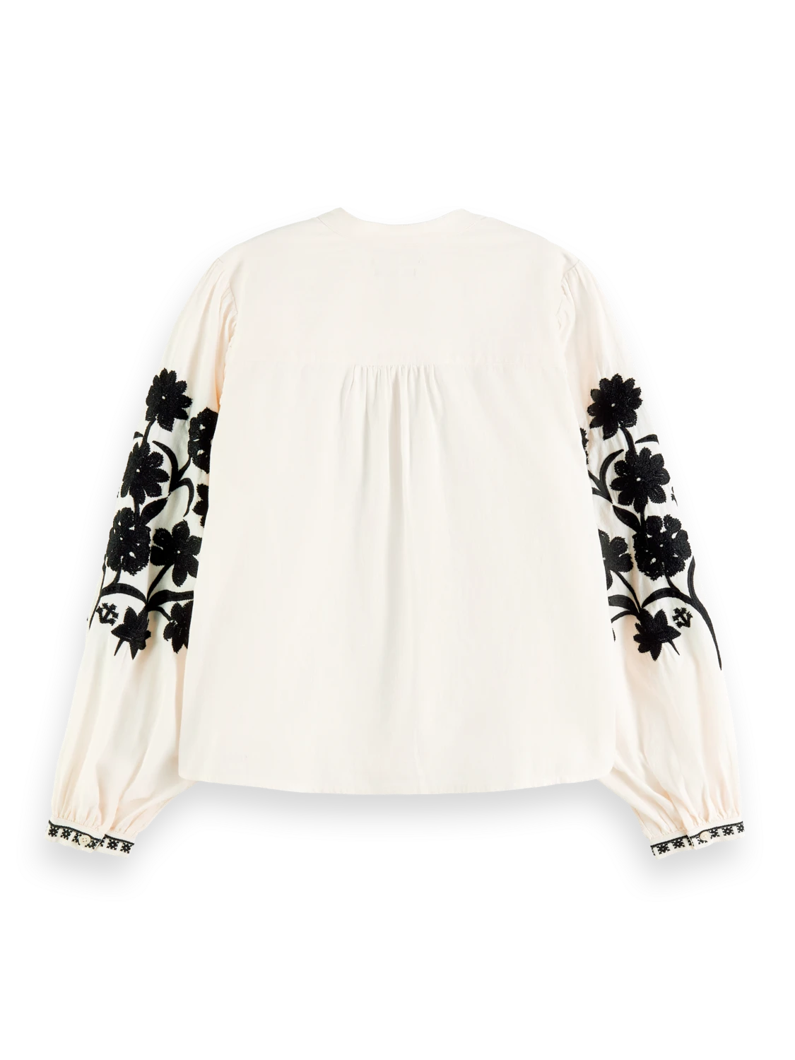 Scotch & Soda Floral Embroidered Sleeve Top 8 Scotch & Soda Floral Embroidered Sleeve Top - Image 6