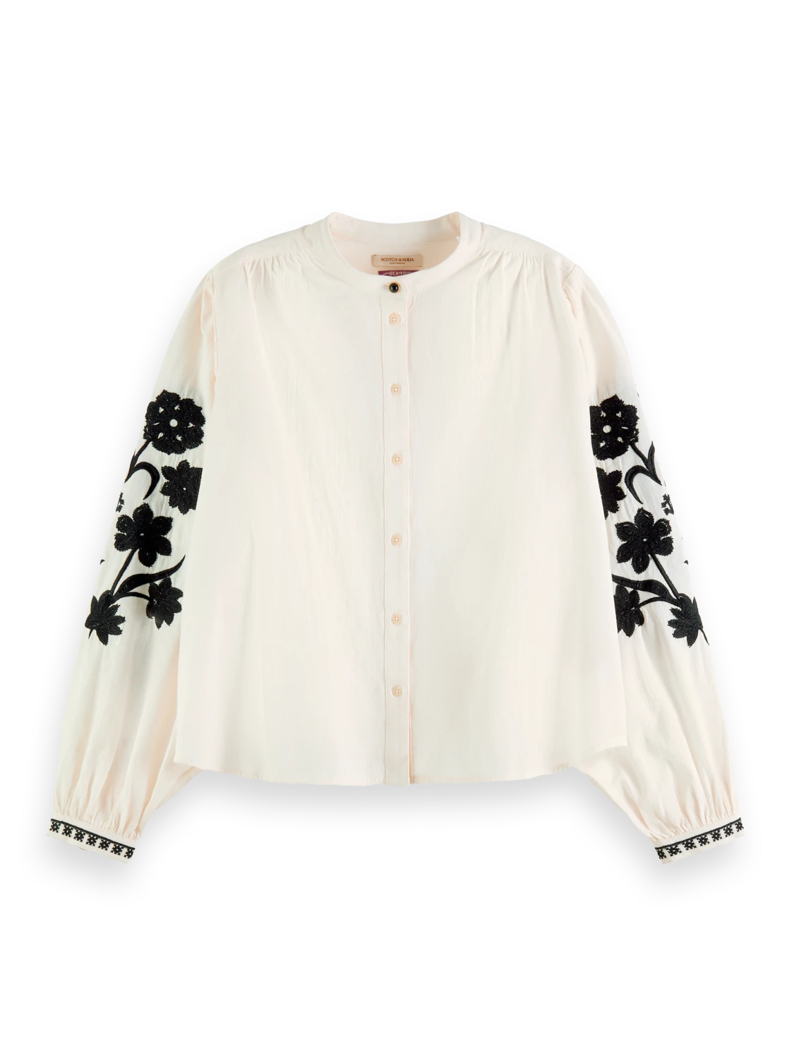 Scotch & Soda Floral Embroidered Sleeve Top 7 Scotch & Soda Floral Embroidered Sleeve Top - Image 5
