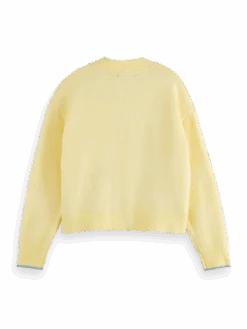 Scotch & Soda Relaxed Fit Fuzzy Cardigan -Scotch & Soda 176341 2146 BCK 5ee71f78 b2d9 46db a86a 1170d1094d60