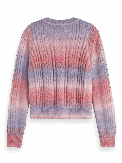 Scotch & Soda Space Dye Crewneck Sweater -Scotch & Soda 176345 7294 BCK e1deffa3 355f 4268 99b9 8bee4d3ac2ad