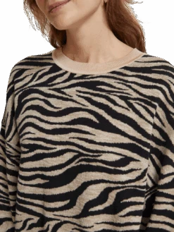 Scotch & Soda Tiger Jacquard Pullover -Scotch & Soda 176347 6432 MDL DTL1 77dae74c 99d4 426a 8bb6 249a5b4e6039