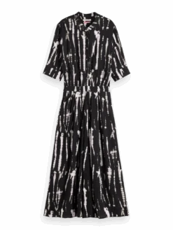 Scotch & Soda Tie Dye Midi Dress -Scotch & Soda 176362 6983 FNT 769c38d2 2302 4774 bd19 33601af5729d
