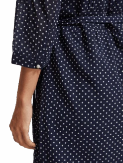 Scotch & Soda Polka Dot Mini Wrap Dress -Scotch & Soda 176364 6989 NHD DTL2 8f64c084 0507 40bd 9746 b3cfc5854145
