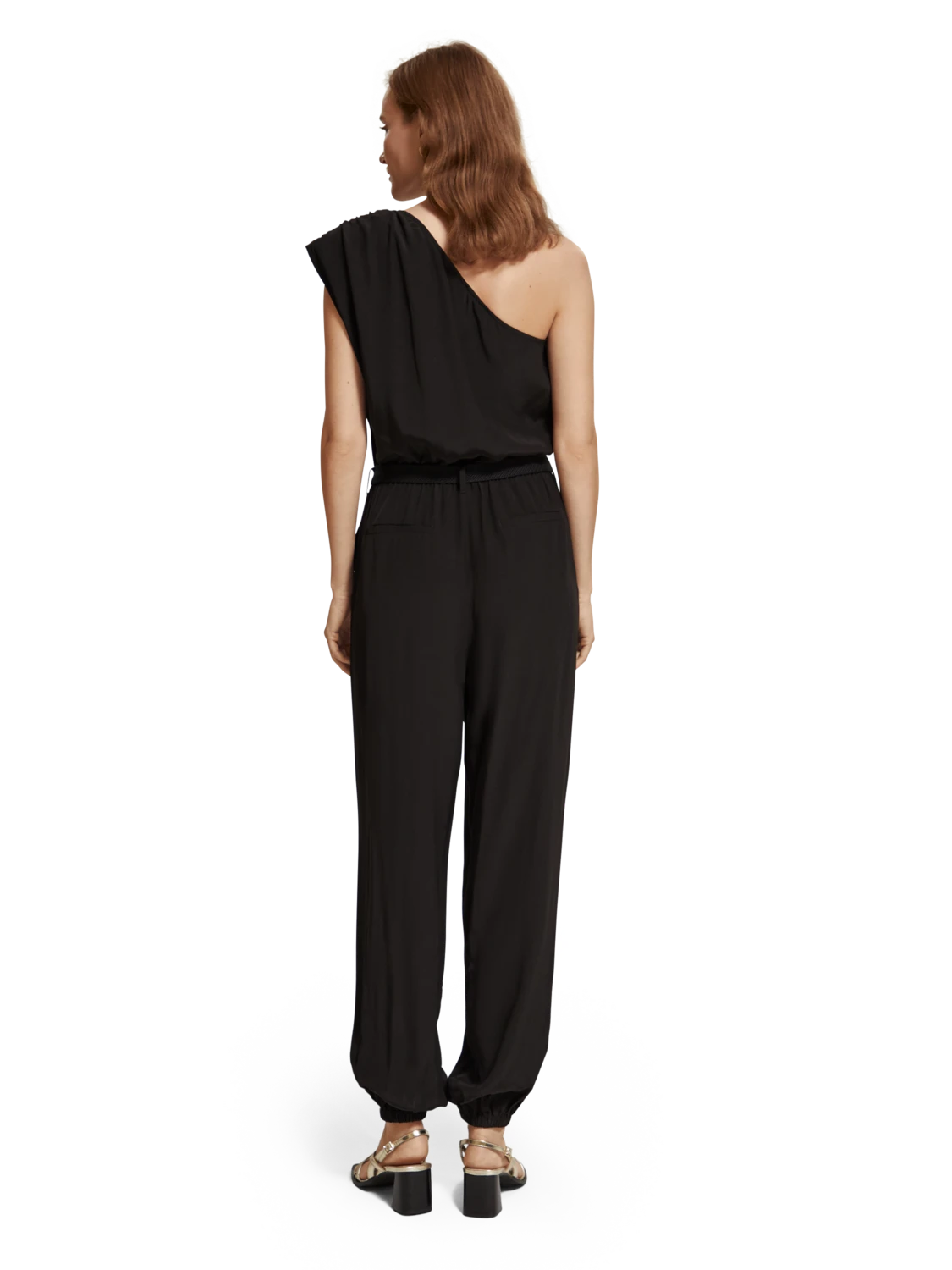 Scotch & Soda One Shoulder Asymmetric Jumpsuit 4 Scotch & Soda One Shoulder Asymmetric Jumpsuit - Image 2