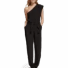 Scotch & Soda One Shoulder Asymmetric Jumpsuit -Scotch & Soda 176378 6647 MDL FNT 5ffc363e 9338 406a bfdb 18314ffaaa16