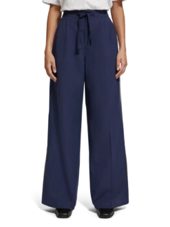 Scotch & Soda Eleni High Rise Wide Leg Nautical Pyjama Pant