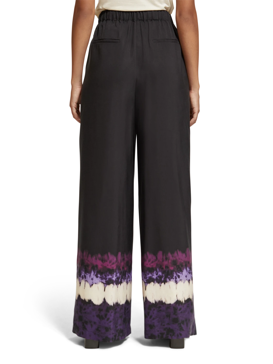 Scotch & Soda Eleni High Rise Wide Leg Printed Pyjama Pant 5 Scotch & Soda Eleni High Rise Wide Leg Printed Pyjama Pant - Image 3
