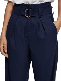 Scotch & Soda Daisy High Rise Straight Leg Paperbag Trousers 11 Scotch & Soda Daisy High Rise Straight Leg Paperbag Trousers -Scotch & Soda 176391 7007 FIT DTL1 f7a8133d d8b6 4f15 8282 11e59b48d7ab