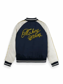Scotch & Soda Making Waves Reversible Bomber Detail -Scotch & Soda 176428 0002 BCK ca22d179 1e37 4ba3 8424 1ced9e3a7269