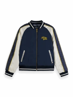 Scotch & Soda Making Waves Reversible Bomber Detail -Scotch & Soda 176428 0002 FNT dee88e2a 74b0 4ea0 a363 43b3480460f7