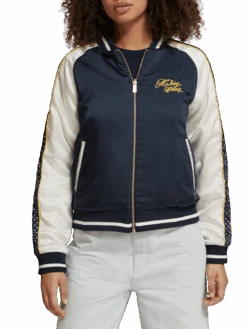 Scotch & Soda Making Waves Reversible Bomber Detail -Scotch & Soda 176428 0002 NHD CRP 97d22315 1959 44b1 8f4a 977419f62427