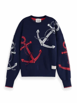 Scotch & Soda Anchor Jacquard Pullover 16 Scotch & Soda Anchor Jacquard Pullover -Scotch & Soda 176630 7007 FNT a45dc974 2b3f 4775 8d13 59f40bfcfc9f