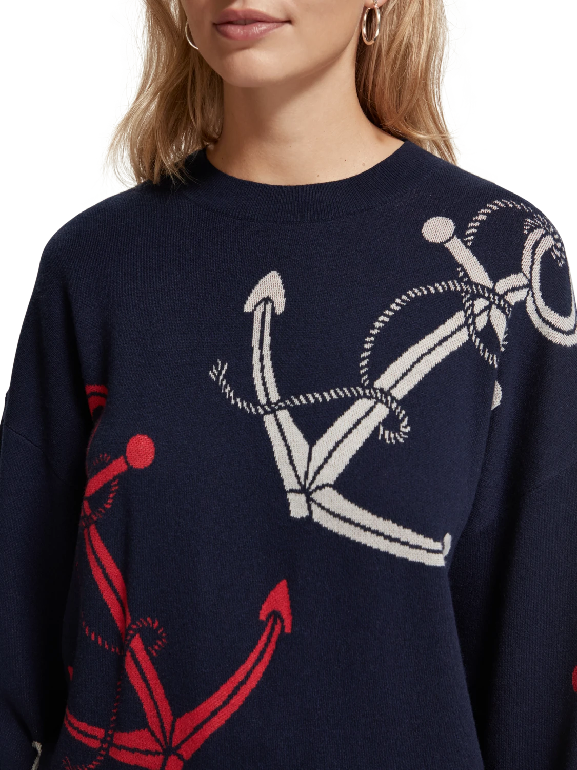 Scotch & Soda Anchor Jacquard Pullover 6 Scotch & Soda Anchor Jacquard Pullover - Image 4