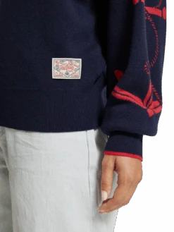 Scotch & Soda Anchor Jacquard Pullover 15 Scotch & Soda Anchor Jacquard Pullover -Scotch & Soda 176630 7007 MDL DTL2 05edf968 4b29 425a b8fc 2bdbeb7d2785