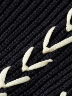 Scotch & Soda Lace Up Sleeve V-Neck Pullover 16 Scotch & Soda Lace Up Sleeve V-Neck Pullover -Scotch & Soda 176633 0002 DTL6 4ad152e9 a660 4c21 9cf3 bfc67d16f4f1