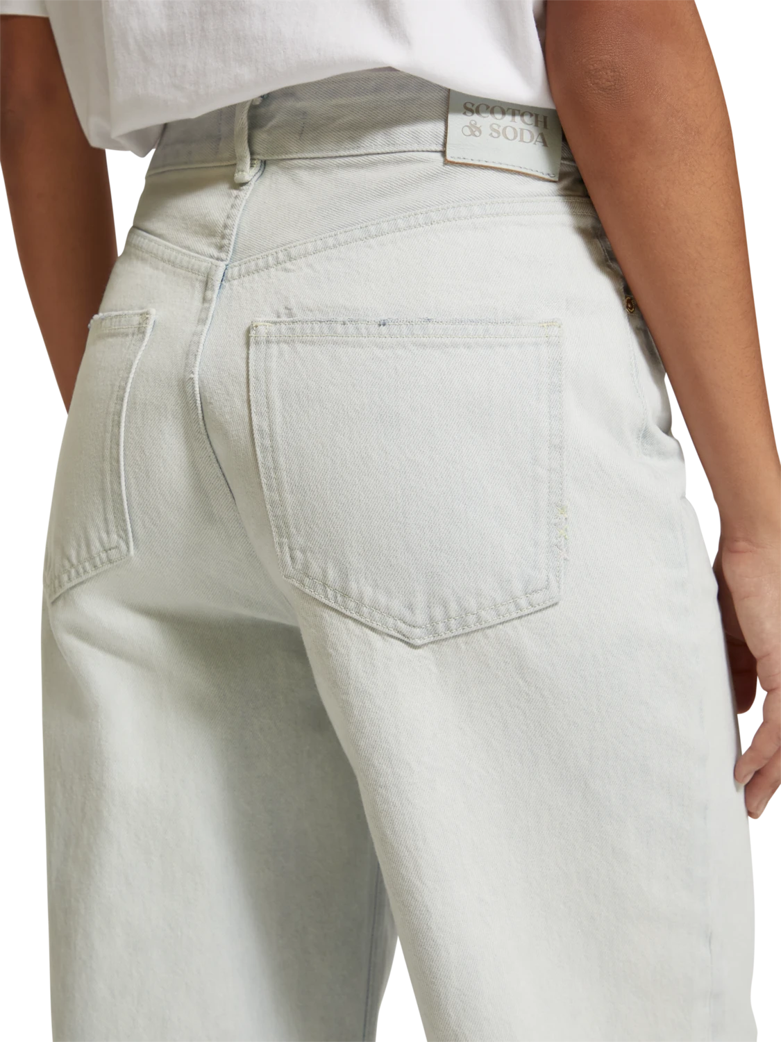 Scotch & Soda Tide High Rise Balloon Fit Jeans | Royal Blue 7 Scotch & Soda Tide High Rise Balloon Fit Jeans | Royal Blue - Image 5