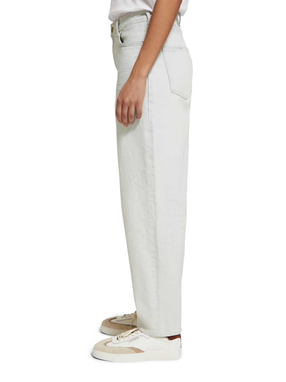 Scotch & Soda Tide High Rise Balloon Fit Jeans | Royal Blue 5 Scotch & Soda Tide High Rise Balloon Fit Jeans | Royal Blue - Image 3