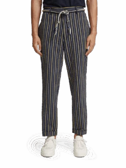 Scotch & Soda Tapered Striped Seersucker Chino