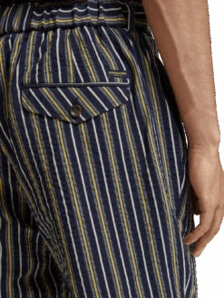 Scotch & Soda Tapered Striped Seersucker Chino -Scotch & Soda 176706 7117 FIT DTL1 9dff98c9 5aa5 4b5e aab7 5d9158dd39cd