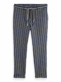 Scotch & Soda Tapered Striped Seersucker Chino -Scotch & Soda 176706 7117 FNT c1cb7141 b174 48c7 8f66 1f77f431a2a2