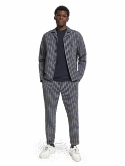 Scotch & Soda Tapered Striped Seersucker Chino -Scotch & Soda 176706 7117 MDL FNT 65a2e70a f267 4e2e 830e db7438de68d0