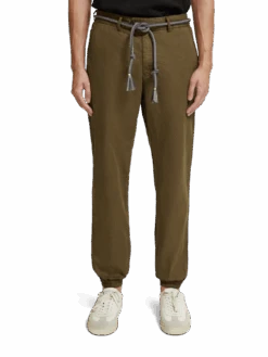 Scotch & Soda Linen-Blend Chino Jogger