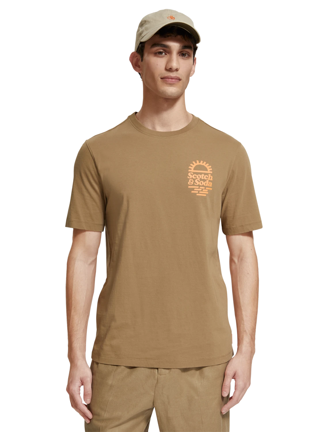 Scotch & Soda Sunset Logo Printed T-Shirt 3 Scotch & Soda Sunset Logo Printed T-Shirt