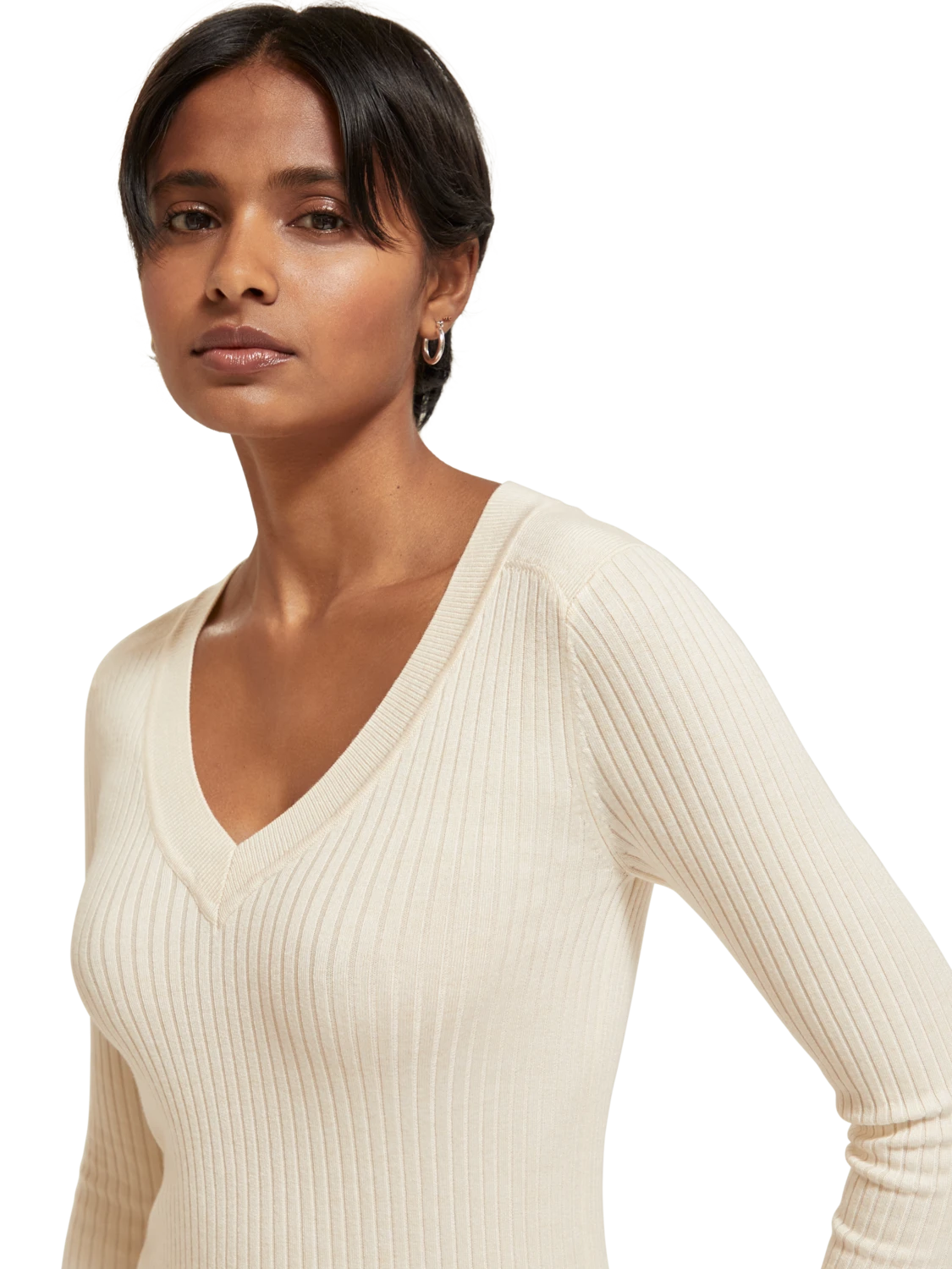 Scotch & Soda Ribbed V-Neck Pullover 6 Scotch & Soda Ribbed V-Neck Pullover - Image 4