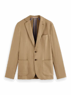 Scotch & Soda Unconstructed Single-Breasted Twill Blazer -Scotch & Soda 176982 6896 FNT 6aeed92d ea74 4ab3 b1ff aa83a77935a9