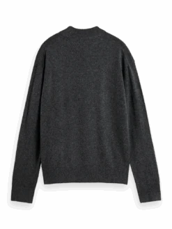 Scotch & Soda Dropped Shoulder Basic Mock Neck Pullover -Scotch & Soda 176984 6721 BCK 4e161f24 32a6 4cc0 9724 e272105152ca