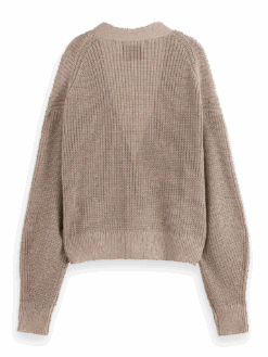 Scotch & Soda Boxy Fit Knit Cardigan -Scotch & Soda 177123 6896 BCK 4e7ee1d7 a6bf 4d63 bba0 116a43ed98e6