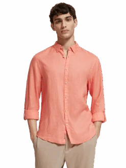 Scotch & Soda Linen Button Down Shirt