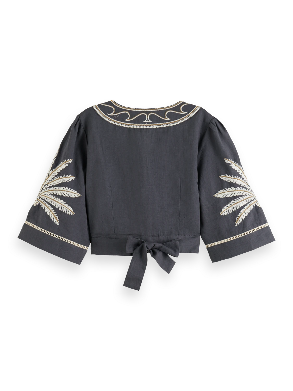 Scotch & Soda Embroidered Crop Top 3 Scotch & Soda Embroidered Crop Top