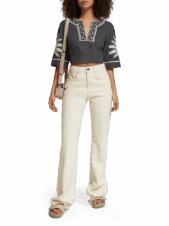 Scotch & Soda Embroidered Crop Top 24 Scotch & Soda Embroidered Crop Top -Scotch & Soda 177173 0005 NHD FNT 24d90640 5fb5 49a8 b88f f1533c52b7fe