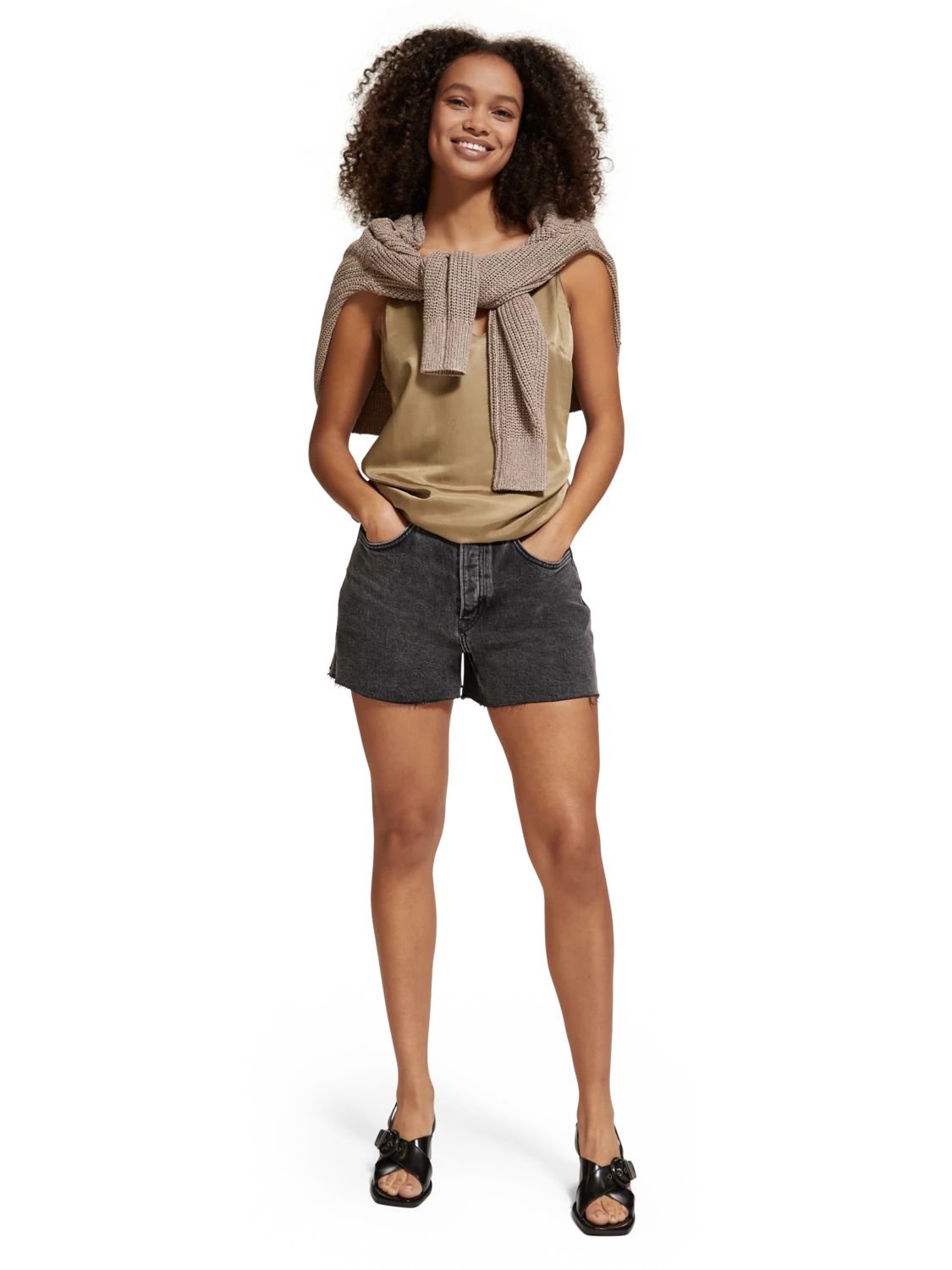 Scotch & Soda Camisole Woven Front Jersey Back 4 Scotch & Soda Camisole Woven Front Jersey Back - Image 2