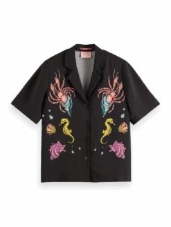 Scotch & Soda Placement Printed Camp Shirt 10 Scotch & Soda Placement Printed Camp Shirt -Scotch & Soda 177198 6647 FNT 3d72737b d9f2 4b7b bbb0 df0cbf69c790