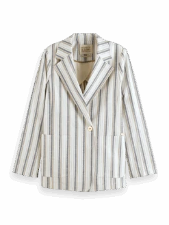 Scotch & Soda Linen Blend Stripe Blazer 14 Scotch & Soda Linen Blend Stripe Blazer -Scotch & Soda 177208 7253 FNT 93719ff3 c9d1 4940 bdcb 166235fdb770