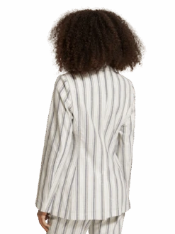 Scotch & Soda Linen Blend Stripe Blazer 15 Scotch & Soda Linen Blend Stripe Blazer -Scotch & Soda 177208 7253 MDL BCK c6f08ea8 1eeb 47e7 b2bd 27eba218e9ba