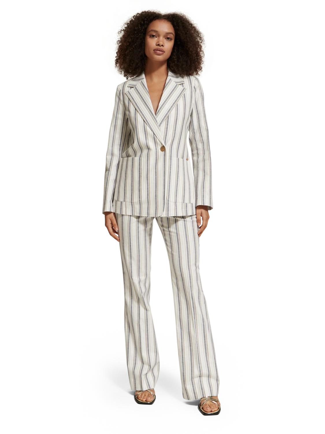 Scotch & Soda Linen Blend Stripe Blazer 3 Scotch & Soda Linen Blend Stripe Blazer