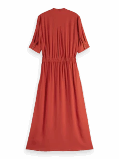 Scotch & Soda Button Down Midi Dress -Scotch & Soda 177252 2161 BCK 17711e2a 06f5 4869 9182 28fe06eda2b2