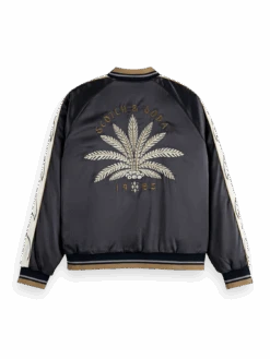 Scotch & Soda Embroidered Reversible Bomber Jacket 21 Scotch & Soda Embroidered Reversible Bomber Jacket -Scotch & Soda 177269 1188 BCK fd5a33d1 f8b4 441f bdc7 c59b9f7b82ea