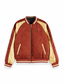 Scotch & Soda Embroidered Reversible Bomber Jacket 22 Scotch & Soda Embroidered Reversible Bomber Jacket -Scotch & Soda 177269 1188 DTL1 e8468047 f369 444d be6c 8e482a5d2dfb